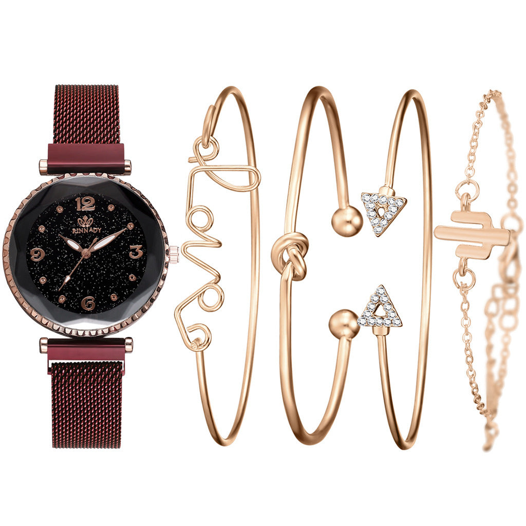 Starry Sky Women's Magnetic Bracelet Watch